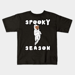 Groovy Ghost Spooky Season Kids T-Shirt